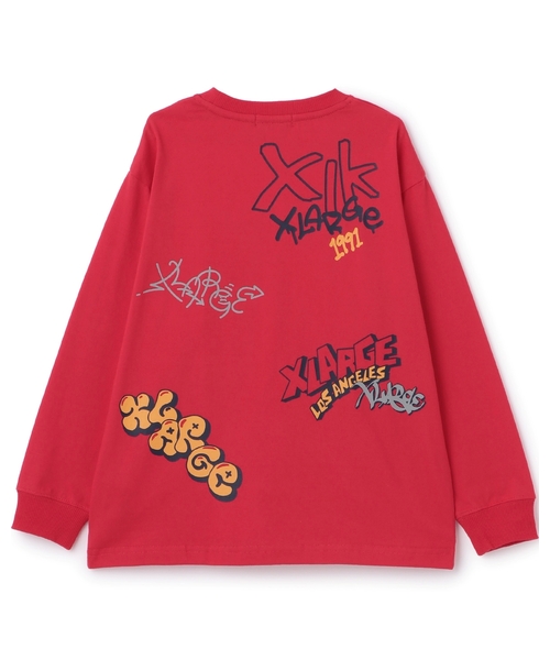 XLARGE KIDS（エクストララージ キッズ） tシャツ 総柄グラフィティ