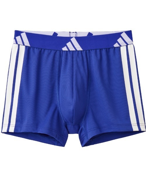 (取寄) アディダス メンズ パフォーマンス メッシュ ボクサー ブリーフ 3-パック adidas men adidas Performance Mesh Boxer Brief 3-Pack Team  Blue/Legend Ink Blue/Onix Grey adidas（アディダス） ボクサーパンツ ボクサーパンツ 3ストライプス