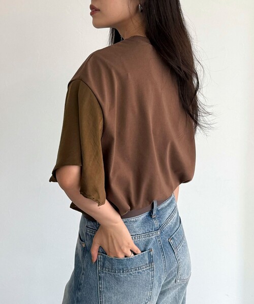 「fredy emue」 半袖カットソー 38 アイボリー レディース_画像8