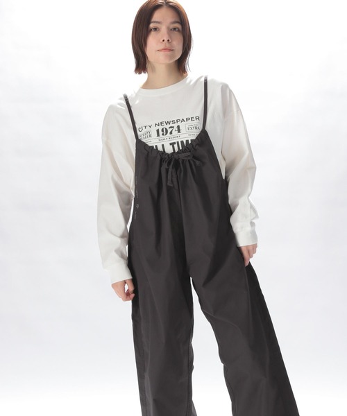 niko and…（ニコアンド） オーバーオール FREE グリーン レディース