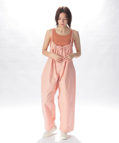 niko and…（ニコアンド） オーバーオール FREE グリーン レディース