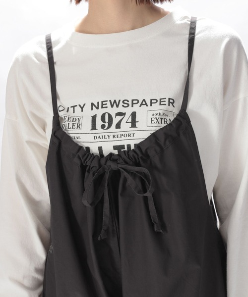 niko and…（ニコアンド） オーバーオール FREE グリーン レディース