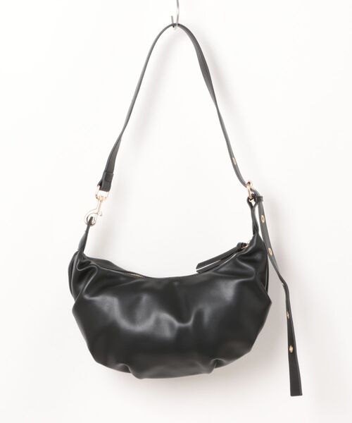 florist ショルダーバッグ バッグ 2WAY レザータッチフックショルダー