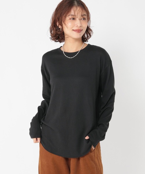 studio CLIP（スタディオクリップ） tシャツ シアーリブロングスリーブ