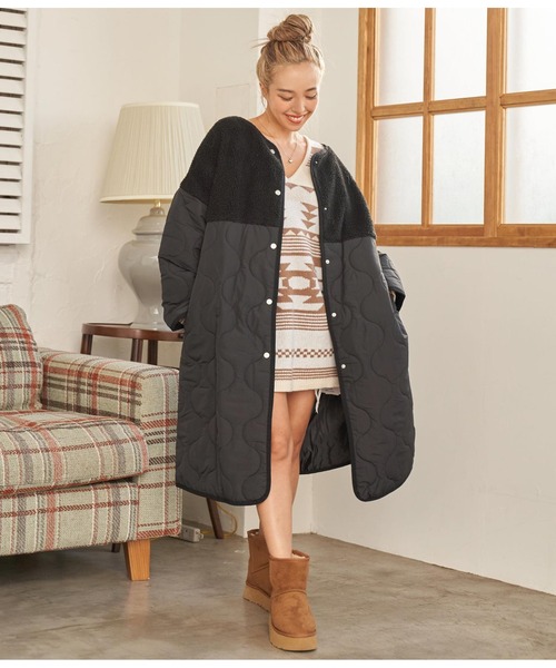 「anap mimpi」 ダウンコート FREE ブラック レディース_画像5