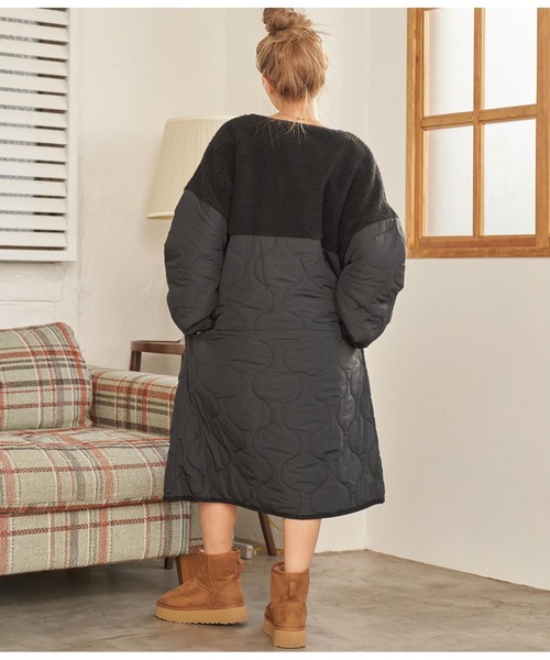 「anap mimpi」 ダウンコート FREE ブラック レディース_画像8