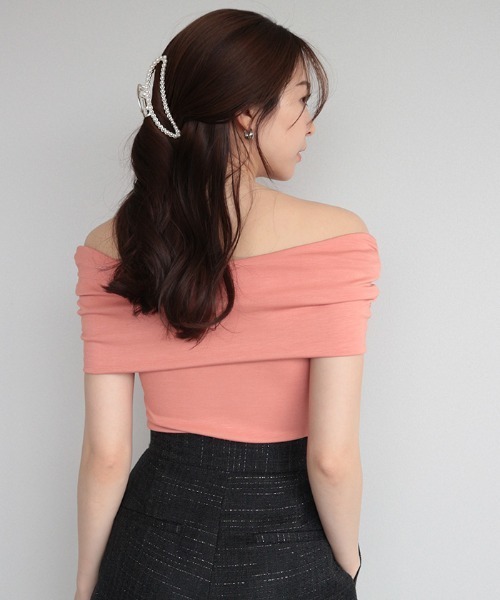 「AMBIENT」 ベアトップ FREE ホワイト レディース_画像2