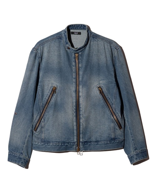 glamb（グラム） 革ジャン ライダース Denim Riders Jacket / デニム