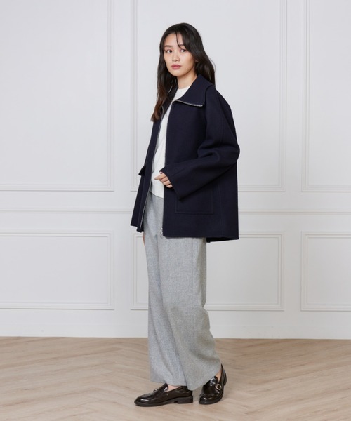 イッツインターナショナル（I．T．’S． international）/タスマニアダブルメルトンリバーコート I.T.'S. international（イッツインターナショナル） コート アウター