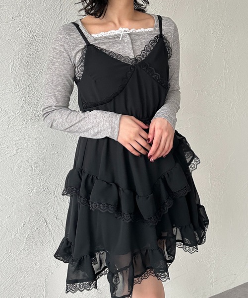 apres jour サロペットスカート