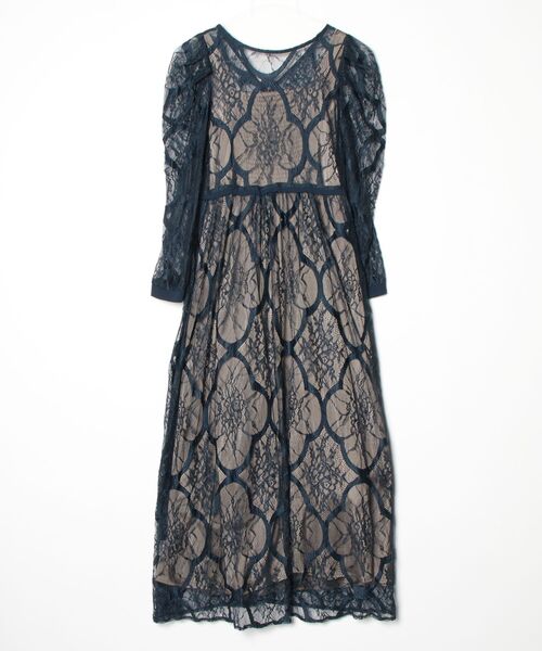 etoll. ドレス コンビワンピース etoll.（エトル） コンビワンピース M ダークブルー レディース