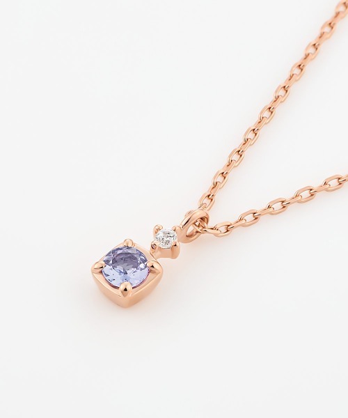 4℃（ヨンドシー） ネックレス 「12月誕生石」シルバー タンザナイト