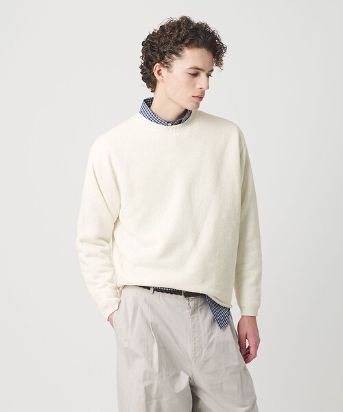 BEAUTY＆YOUTH UNITED ARROWS セーター ニット WJQ カットオフ クルー