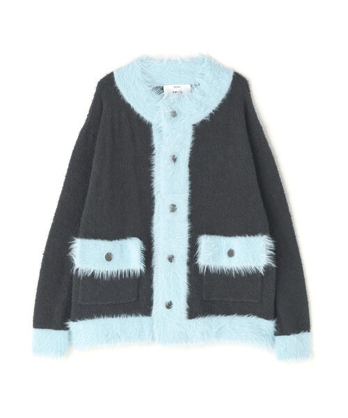 AMOK(アモク) メンズ トップス カーディガン amok（アモク） カーディガン amok /アモク/COLLARLESS KNIT JACKET