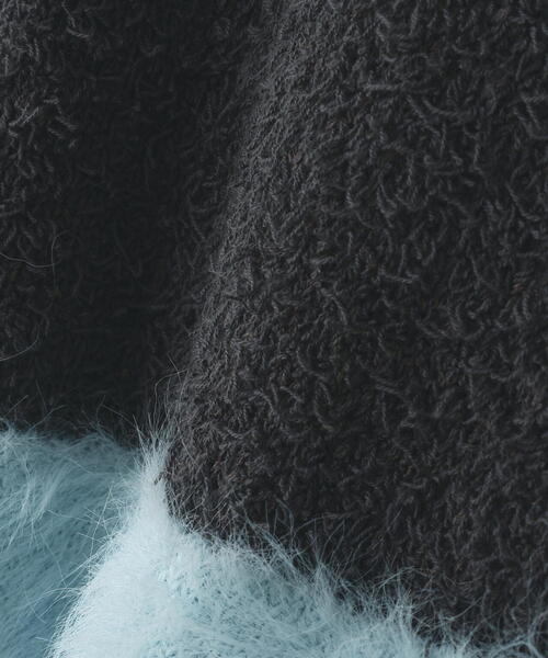 amok（アモク） カーディガン amok /アモク/COLLARLESS KNIT JACKET