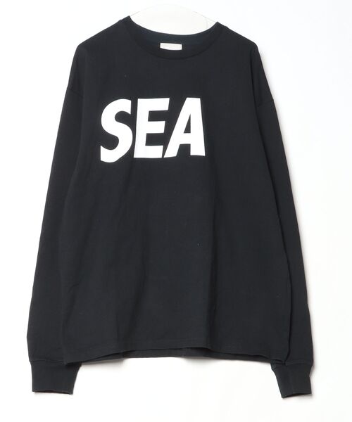 WIND AND SEA（ウィンダンシー） 長袖Tシャツ X-LARGE ブラック メンズ