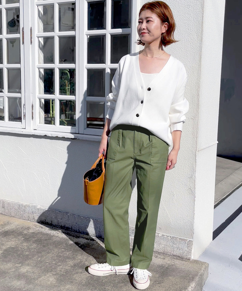 「Spick & Span」 カーゴパンツ 40 カーキ レディース_画像8