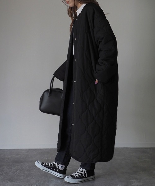 「Riberry」 コート MEDIUM カーキ レディース_画像2