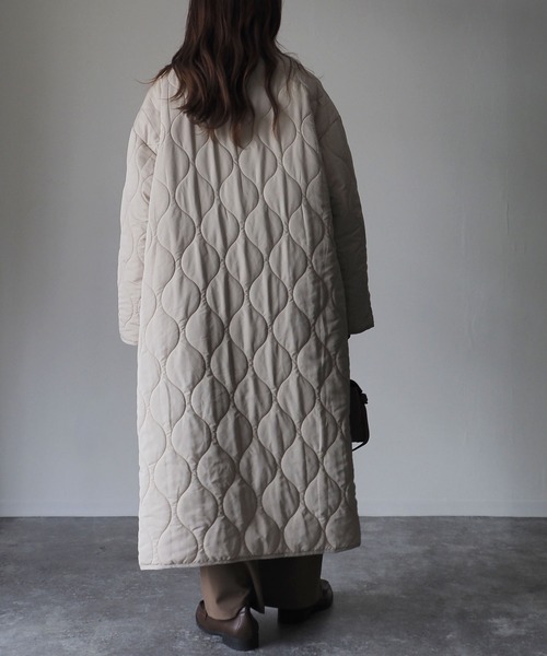 「Riberry」 コート MEDIUM カーキ レディース_画像4