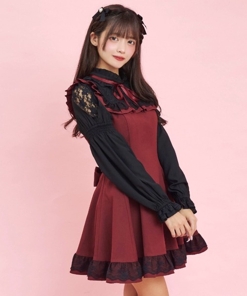 Secret Honey（シークレットハニー） 長袖ワンピース MEDIUM ワイン