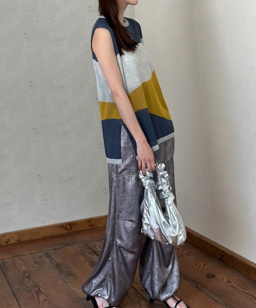 「Per sist ence」 ノースリーブニット FREE アイボリー レディース_画像9