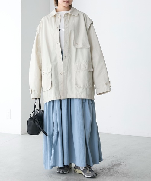 「forksy.」 コート FREE アイボリー レディース_画像5