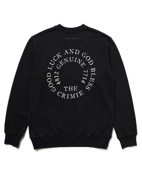 「CRIMIE」 スウェットカットソー L ブラック メンズの画像