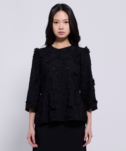TOCCA♡フラワーモチーフカットソー TOCCA（トッカ） ブラウス シャツ FLOATING FLOWER ブラウス