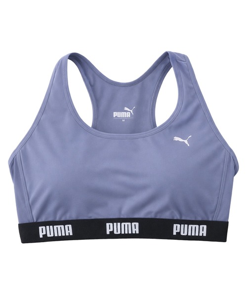 スポーツブラ PUMA プーマ ロゴ 無地 アンダーウェア スポーツブラ ハーフトップ