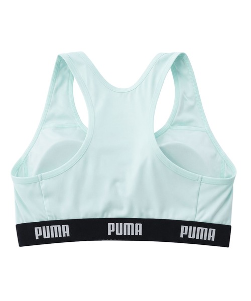 スポーツブラ PUMA プーマ ロゴ 無地 アンダーウェア スポーツブラ ハーフトップ