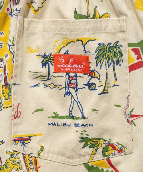 COOKMAN（クックマン） パンツ シェフパンツ Chef Pants Souvenir Map