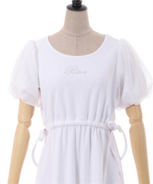 「axes femme POETIQUE」 半袖ワンピース MEDIUM ブラック レディース_画像4