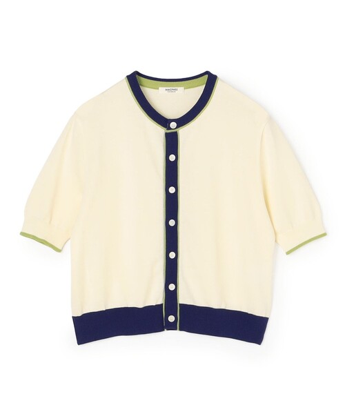 MACPHEE（マカフィー） カーディガン 半袖 ドライコットン ハース