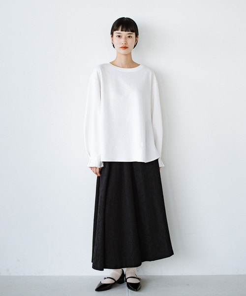 「ANNA LUNA」 長袖カットソー X-LARGE ベージュ レディース_画像2