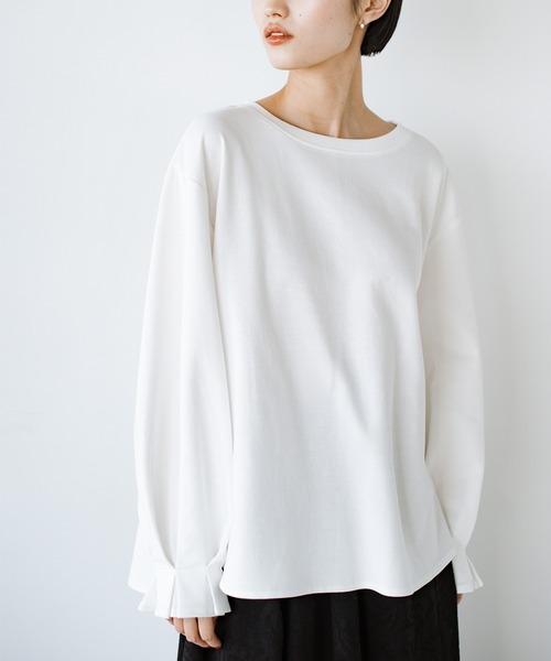 「ANNA LUNA」 長袖カットソー X-LARGE ベージュ レディース_画像3