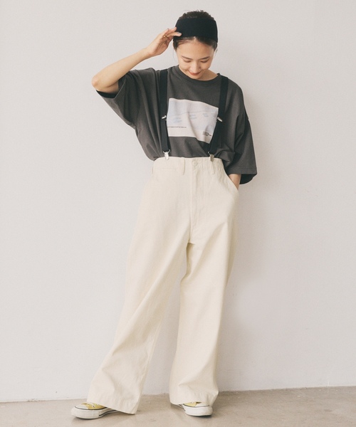 「PAYDAY」 パンツ 36 ネイビー レディース_画像2