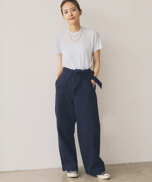 「PAYDAY」 パンツ 36 ネイビー レディース_画像4