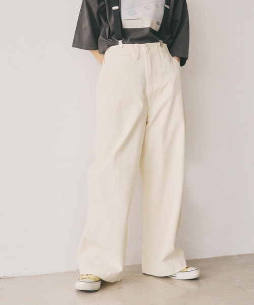 「PAYDAY」 パンツ 36 ネイビー レディース_画像6
