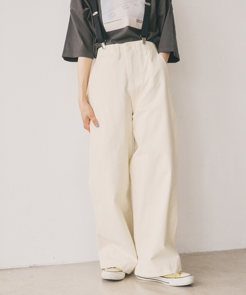 「PAYDAY」 パンツ 36 ネイビー レディース_画像7