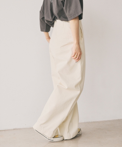 「PAYDAY」 パンツ 36 ネイビー レディース_画像8