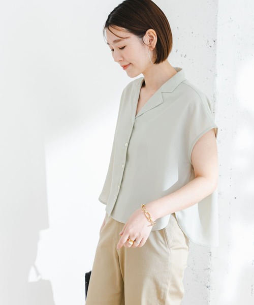 「F by ROSSO」 ノースリーブシャツ FREE ブラック レディース_画像5