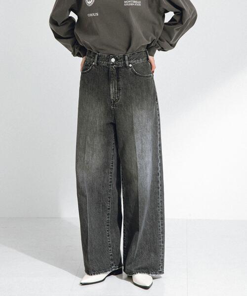 「URBAN RESEARCH Sonny Label」 デニムパンツ 36 インディゴブルー レディース_画像2