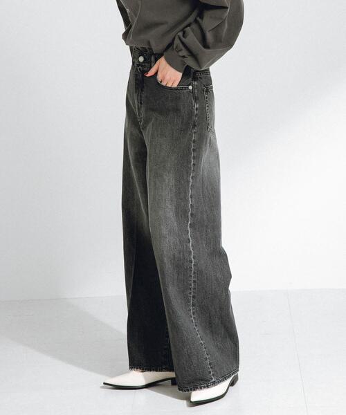 「URBAN RESEARCH Sonny Label」 デニムパンツ 36 インディゴブルー レディース_画像3