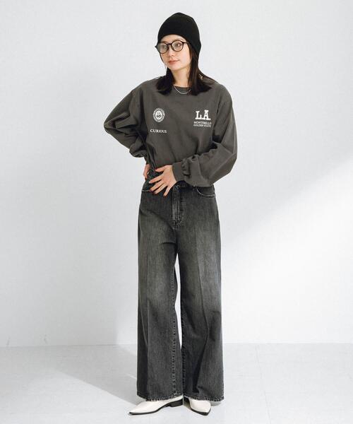 「URBAN RESEARCH Sonny Label」 デニムパンツ 36 インディゴブルー レディース_画像6