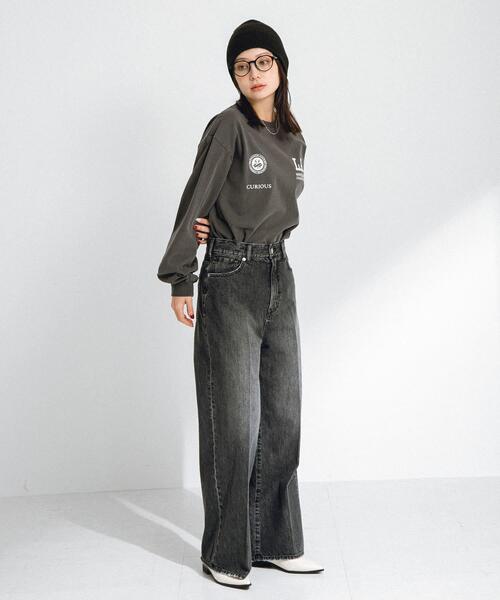 「URBAN RESEARCH Sonny Label」 デニムパンツ 36 インディゴブルー レディース_画像7