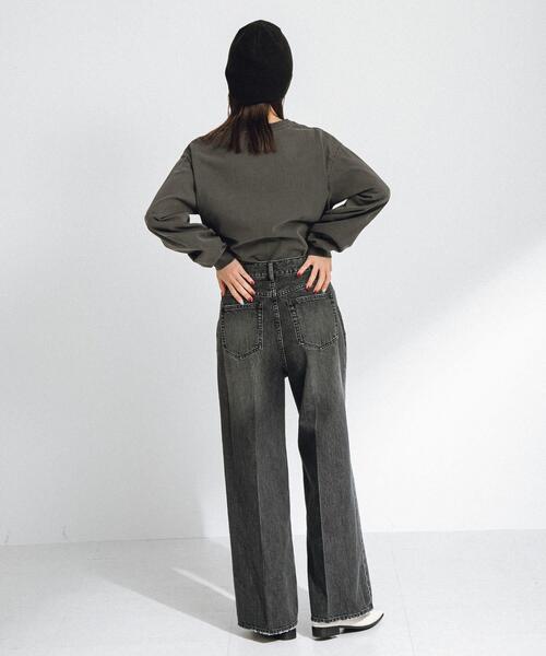 「URBAN RESEARCH Sonny Label」 デニムパンツ 36 インディゴブルー レディース_画像9