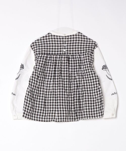 「haupia」 長袖ブラウス MEDIUM ブラック レディース_画像2