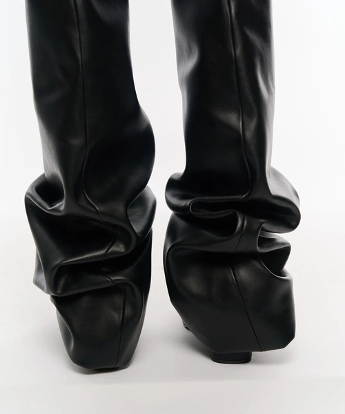 POOLDE（プールデ） ブーツ Melted Thigh Boots レディース : ZOZOTOWN