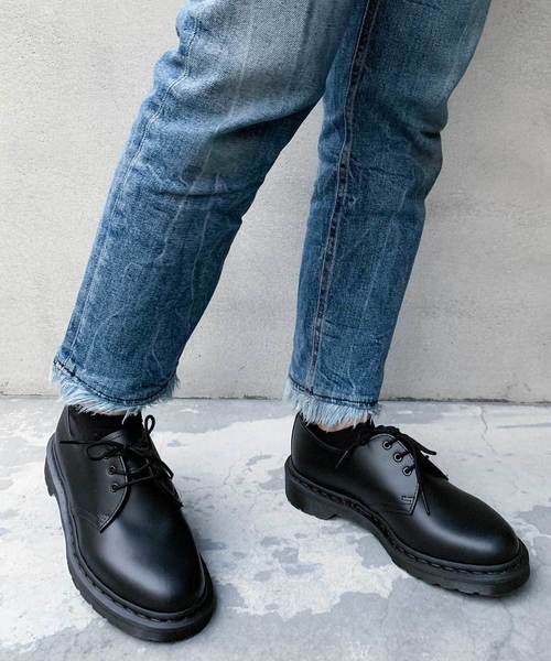 シューズ Dr.Martens/3 HOLE GIBSON MONO BLACK