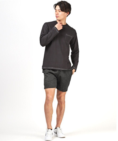 LUXSTYLE パンツ ショートパンツ 膝上丈 メンズ : ZOZOTOWN